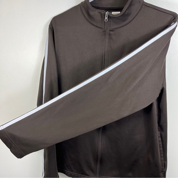 NFL Cleveland Browns Light Weight Track Jacket Brown Zip Front  Sz M - Picture 6 of 10